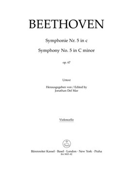 Symphony #5 In C Minor Opus 67 by Beethoven Ludwig van - Mar Jonathan Del - for Cello Part