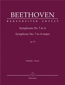Symphony #7 In A Major Opus 92 by Beethoven Ludwig van for Full Score
