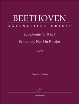 Symphony #8 In F Major Opus 93 by Beethoven Ludwig van for Full Score