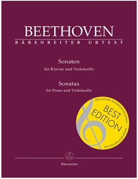 Sonatas For Cello & Piano by Beethoven Ludwig van for Cello and Piano
