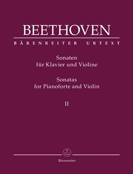 Sonatas for Pianoforte and Violin (Volume II) by Beethoven Ludwig van for pianoV