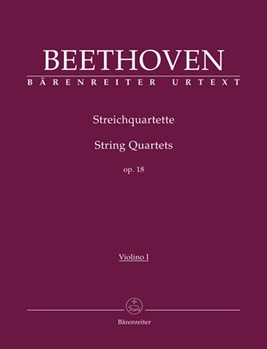 String Quartets Opus 18 - Parts by Beethoven Ludwig van for Str Quartet (Op 18 Parts)