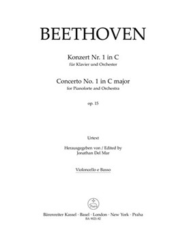 Concerto for Pianoforte and Orchestra Nr. 1 C major op. 15 by Beethoven Ludwig van for