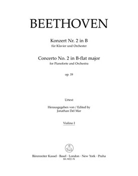 Concerto for Pianoforte and Orchestra Nr. 2 B-flat major op. 19 by Beethoven Ludwig van for