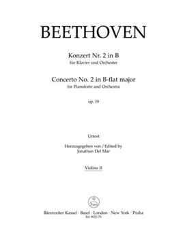 Concerto for Pianoforte and Orchestra Nr. 2 B-flat major op. 19 by Beethoven Ludwig van for