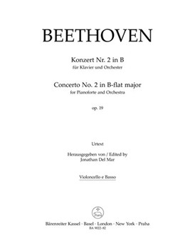 Concerto for Pianoforte and Orchestra Nr. 2 B-flat major op. 19 by Beethoven Ludwig van for