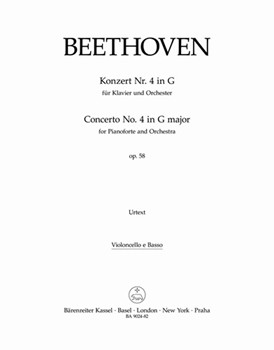 Concerto for Pianoforte and Orchestra Nr. 4 G major op. 58 by Beethoven Ludwig van for