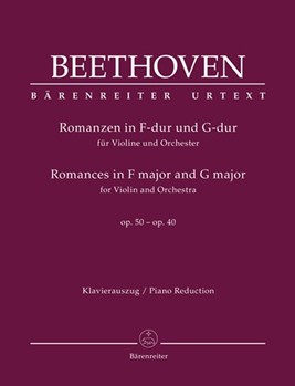 Romances In F Major & G Major Opus 50;40 by Beethoven Ludwig van - Del Mar Jonathan - for Violin and Piano