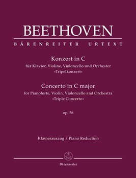 Concerto In C Major Op56 (triple) by Beethoven Ludwig van for Instrument Trio