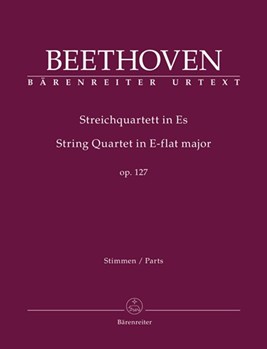String Quartet E-flat major op. 127 by Beethoven Ludwig van - Del Mar Jonathan - for Str Ens