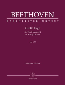 Grose Fuge for String Quartet op. 133 by Beethoven Ludwig van - Del Mar Jonathan - for String Quartet