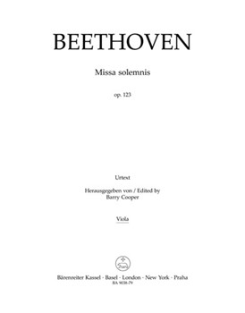 Missa solemnis op. 123 by Beethoven Ludwig van for