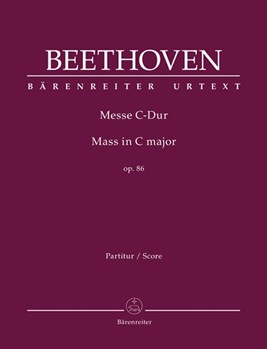 Mass C major op. 86 by Beethoven Ludwig van for SSolo/ASol