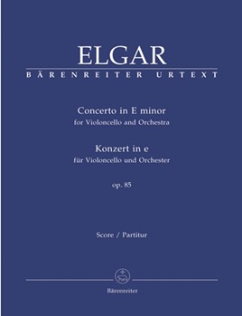Concerto In E Minor Opus 85 by Elgar Edward for Full Score