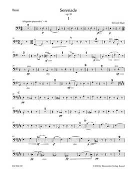 Serenade for Strings op. 20 by Elgar Edward for