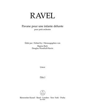 Pavane for a Dead Princess for small Orchestra by Ravel Maurice for