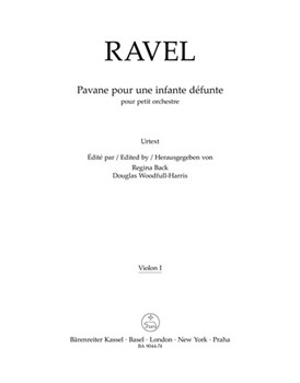 Pavane for a Dead Princess for small Orchestra by Ravel Maurice for