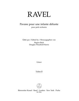 Pavane for a Dead Princess for small Orchestra by Ravel Maurice for