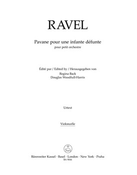 Pavane for a Dead Princess for small Orchestra by Ravel Maurice for