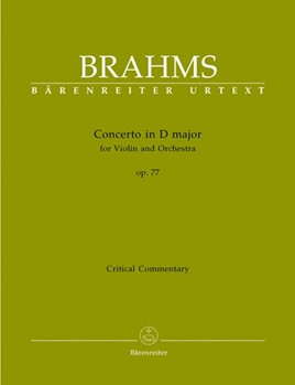 Concerto for Violin and Orchestra D major op. 77 by Brahms Johannes for