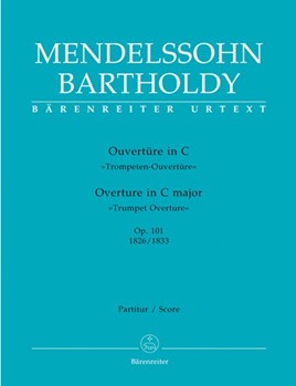 Overture In C Major Opus 101 (Trumpet Overture) by Mendelssohn Felix for Full Score