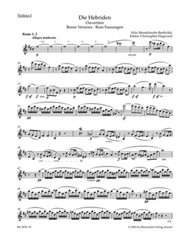 The Hebrides op. 26 -Concert Overture- by Mendelssohn Felix for