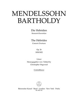 The Hebrides op. 26 -Concert Overture- by Mendelssohn Felix for