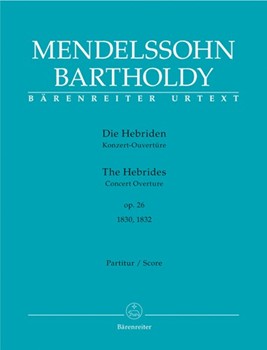 Hebrides Overture by Mendelssohn Felix for Full Score