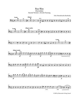 Ruy Blas -Overture- (Versions 1 and 2) by Mendelssohn Felix for