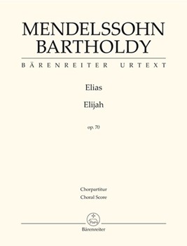 Elijah op. 70 -Oratorio- by Mendelssohn Felix for 2Sg-S-Solo