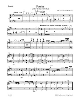 St. Paul op. 36 by Mendelssohn Felix for