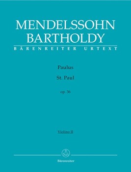 St. Paul op. 36 by Mendelssohn Felix for