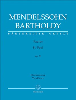 St Paul Opus 36 by Mendelssohn Felix - Mendelssohn Barthold - for SATB