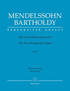 First Walpurgis Night Opus 60 by Mendelssohn Felix - Mendelssohn Barthold - for SATB