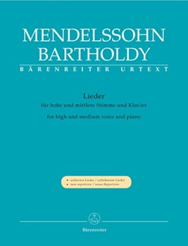 Lieder by Mendelssohn Felix for Vocal Collection