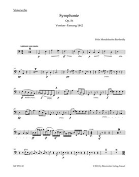 Symphony A minor op. 56 "Scottish" (1842-1843) by Mendelssohn Felix for