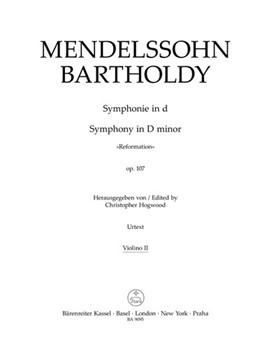 Symphonie d-Moll op. 107 "Reformations-Symphonie" by Mendelssohn Felix for