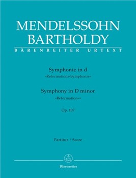 Symphony D minor op. 107 "Reformation Symphony" by Mendelssohn Felix for Full Score