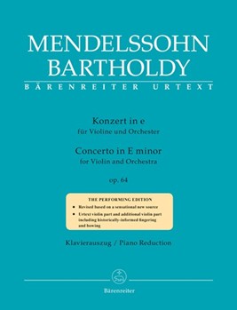Concerto for Violin and Orchestra E minor op. 64 by Mendelssohn Felix - Todd Larry - for Violin
