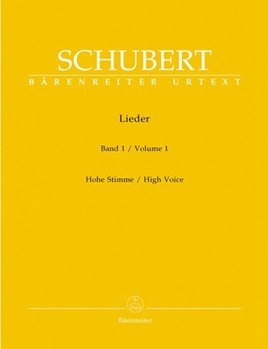 Lieder Volume 1 by Schubert Franz for High Voice Collection