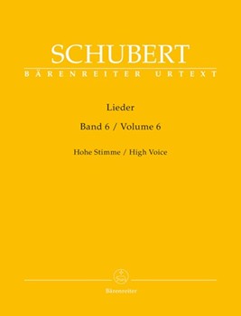 Lieder Volume 6 by Schubert Franz for High Voice Collection
