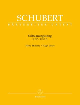 Schwanengesang by Schubert Franz for High Voice Collection