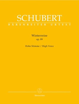 Winterreise by Schubert Franz for High Voice Collection