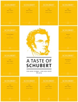 Taste of Schubert A by Schubert Franz - Durr Walther - for High Voice