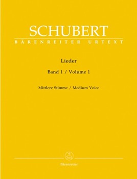 Lieder Volume 1 by Schubert Franz for Medium Voice