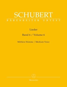 Lieder Volume 6 by Schubert Franz for Medium Voice