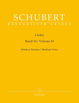 Lieder, Volume 10 for Medium Voice