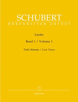 Lieder Volume 1 by Schubert Franz for Low Voice Collection