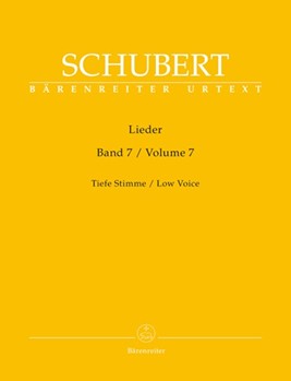 Lieder Volume 7 by Schubert Franz - Durr Walther - for Low Voice Collection