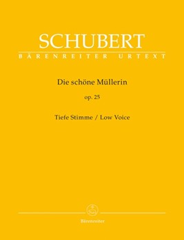 Die Schone Mullerin by Schubert Franz for Low Voice Collection